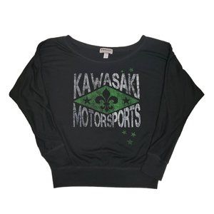 Women's Kawasaki Raglan Off Shoulder T-Shirt
